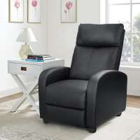 Amazon Supplier Modern Cinema Black Electric Leather Recliner Massage Sofa Chair for Sale