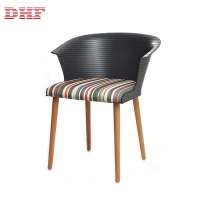 DHF Economical Heavy Duty Leisure Designer Plastic Cafe Chair,Restaurant Chair