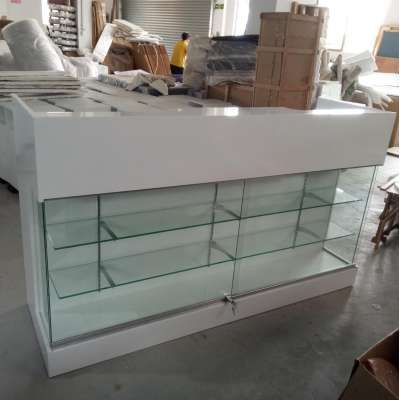 2020 Laste Classic French Style 5 Years Warranty Custom Size White  Display Rack Display Shelf Nail Polish Shelf