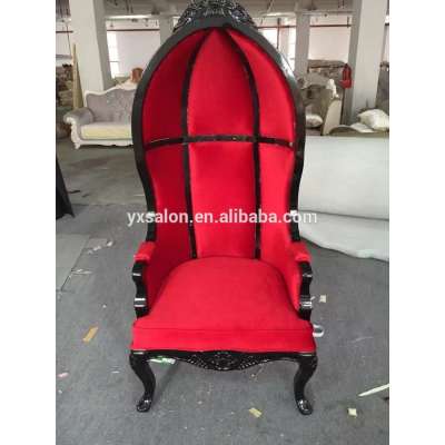 Hot Sale Luxuary European Style Red Queen Throne Chair(HB009)