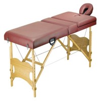 Hot Sale wooden frame folding portable full body massage bed