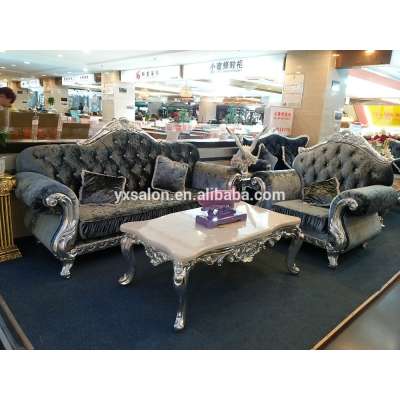 Hot Sale Top Quality Luxuary Silver&Grey Modern Sofa(HB035)