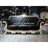 Hot Sale Top Quality Luxuary Silver&Black Modern Sofa(HB031)