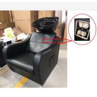 2020 New Arrival   Electrical Comfortable Massage All Black Shampoo Bowl With Adjustable Bowl&Footrest 5 Years Warranty